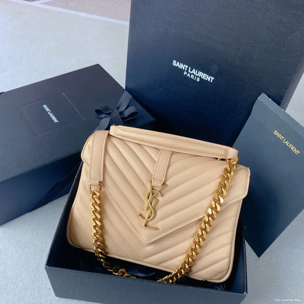 Tony Luxuries Medium shoulder leather YSL bag-24*17*6.5cm 0616